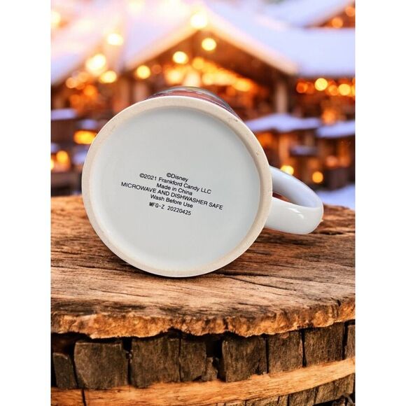 Disney Mickey Mouse Minnie Mouse Festive Cheer Christmas Coffee Tea Mug Holiday! - Picture 5 of 5